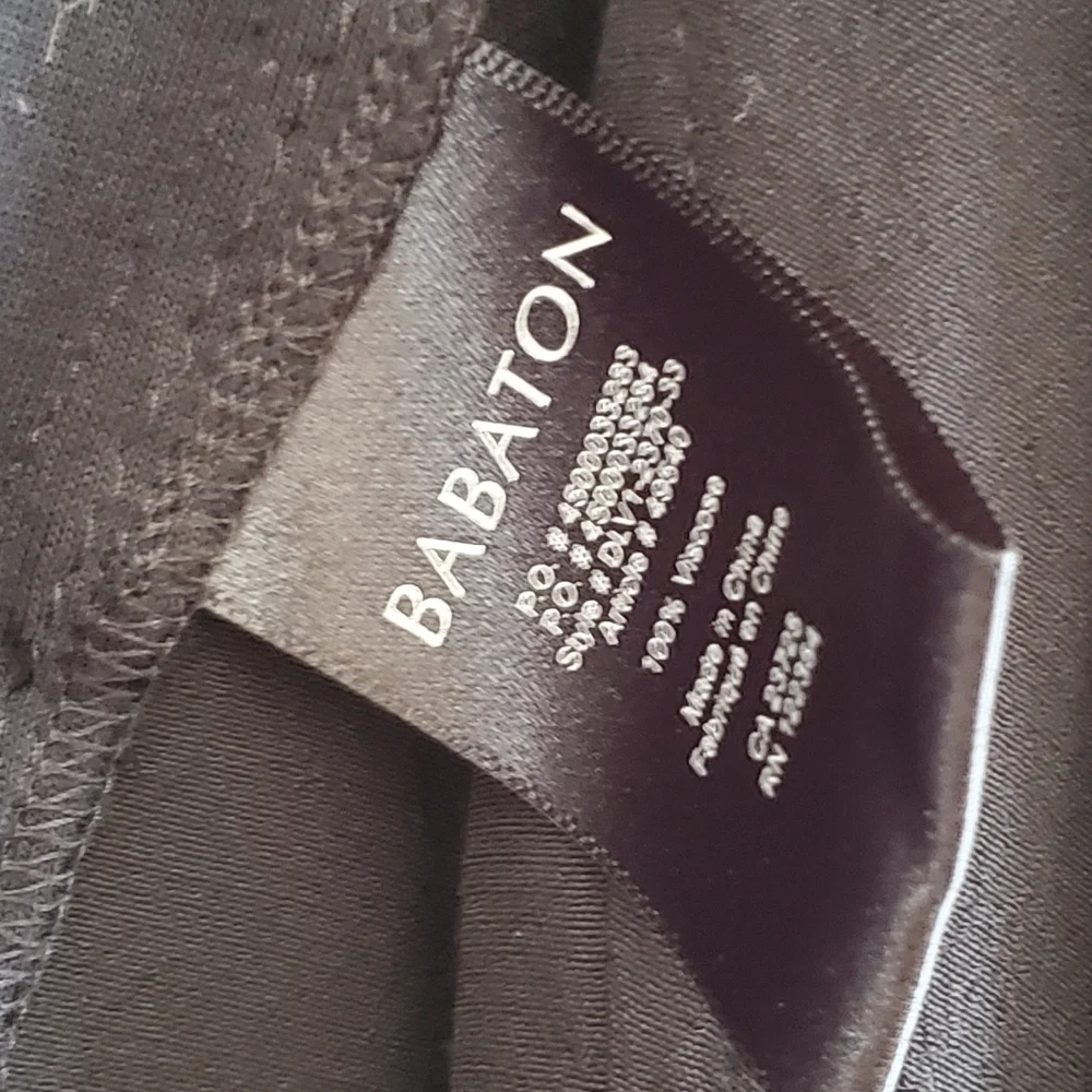 ARITZIA Babaton Medium Size Oliver Black Blouse Jacket Moto Zip Crepe Viscose - Picture 11 of 15